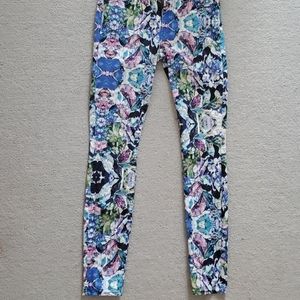 7 For All Mankind Jeans Kaleidoscope Floral